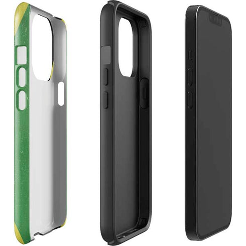 Jamaica Flag Distressed iPhone 13 Pro Impact Case